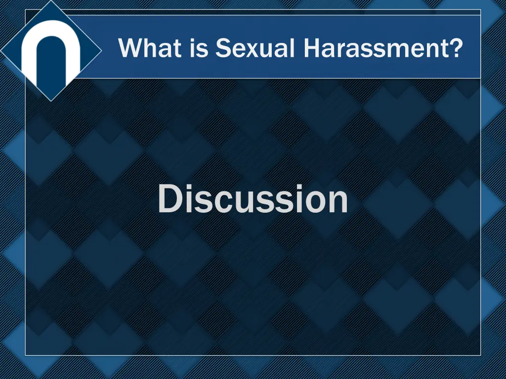 what is sexual harassment