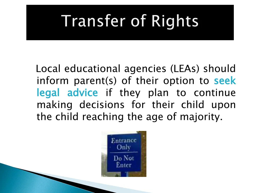 local educational agencies leas should inform