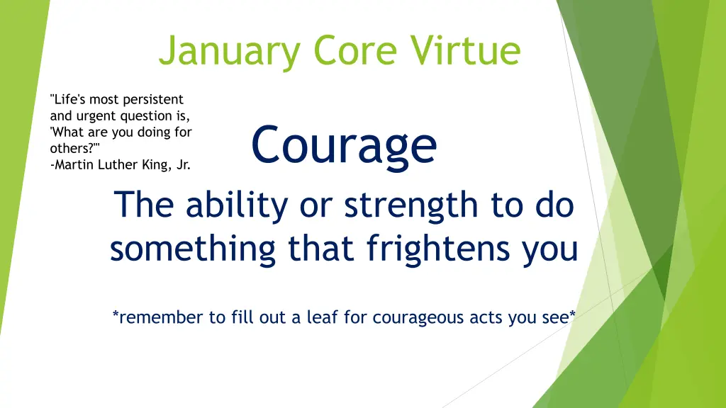 january core virtue