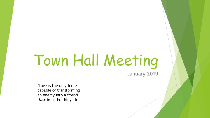 town hall meeting