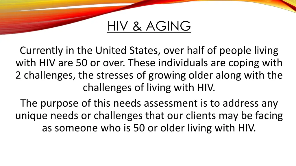 hiv aging