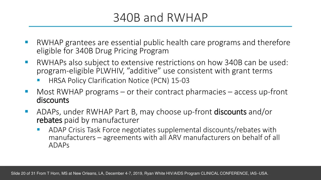 340b and rwhap