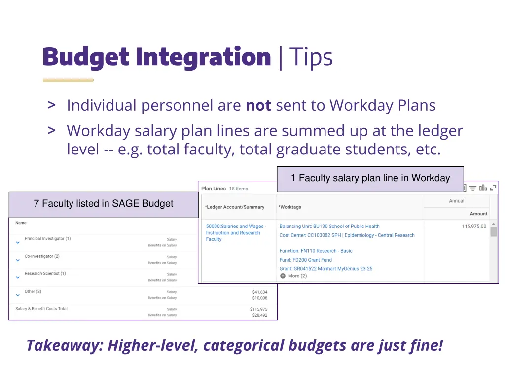 budget integration tips