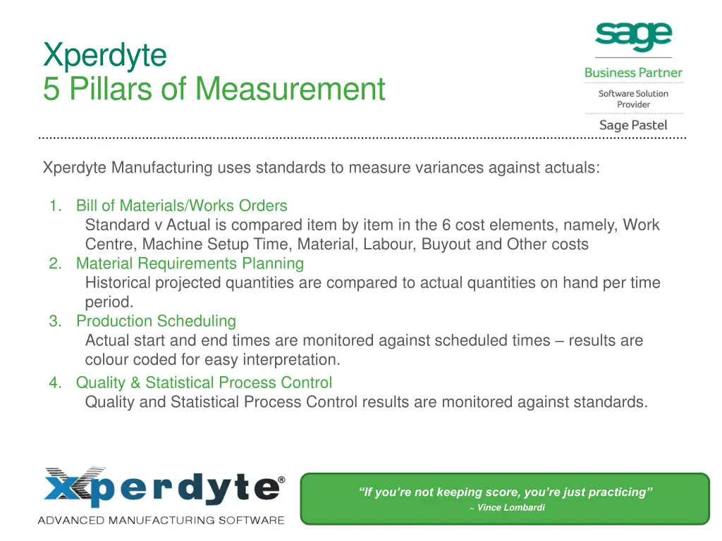 xperdyte 5 pillars of measurement