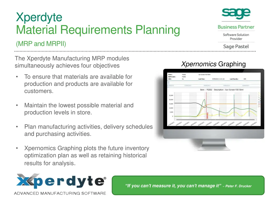 xperdyte material requirements planning