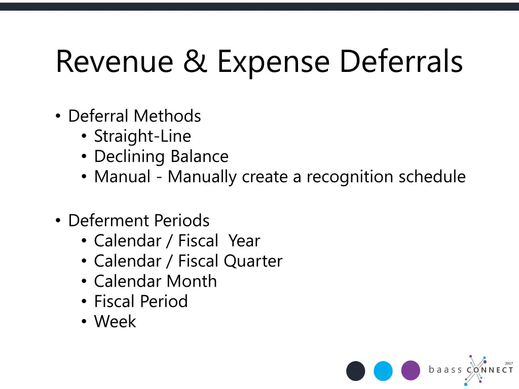 revenue expense deferrals 2