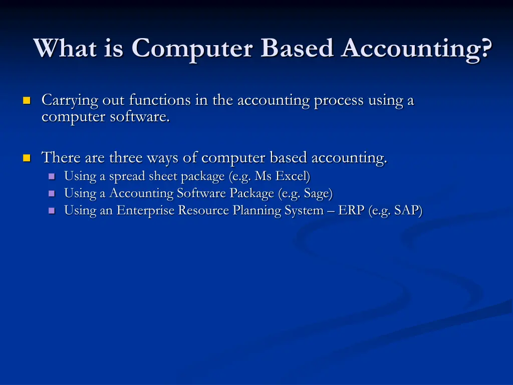 what is computer based accounting