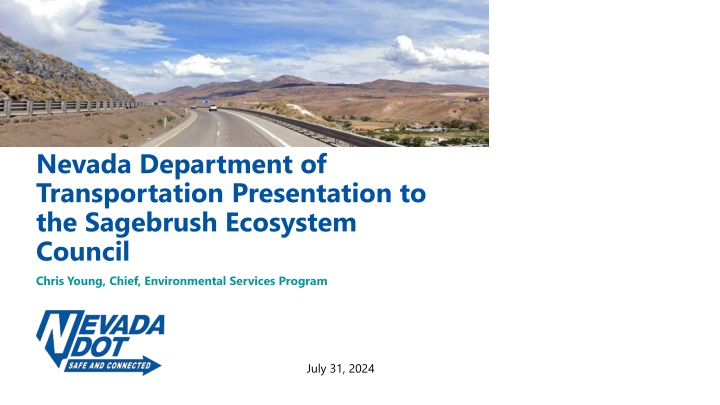 nevada department of transportation presentation