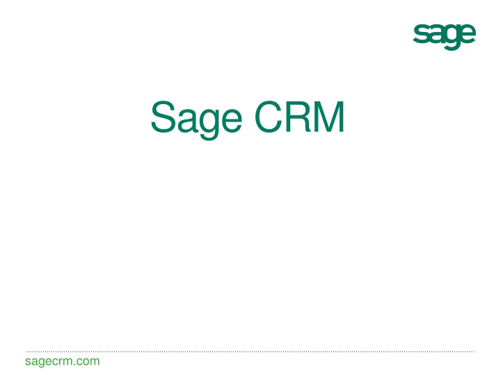 sage crm