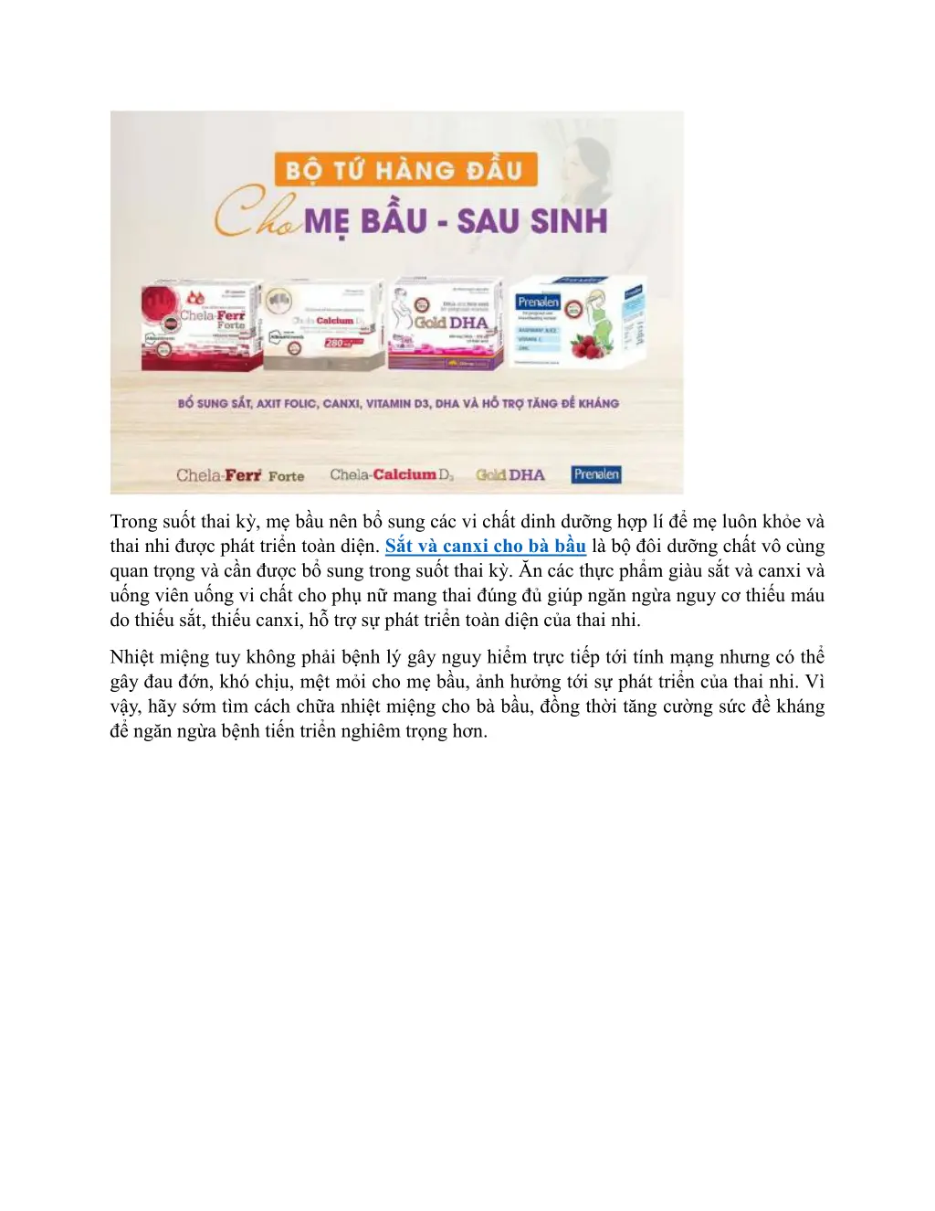 trong su t thai k m b u n n b sung