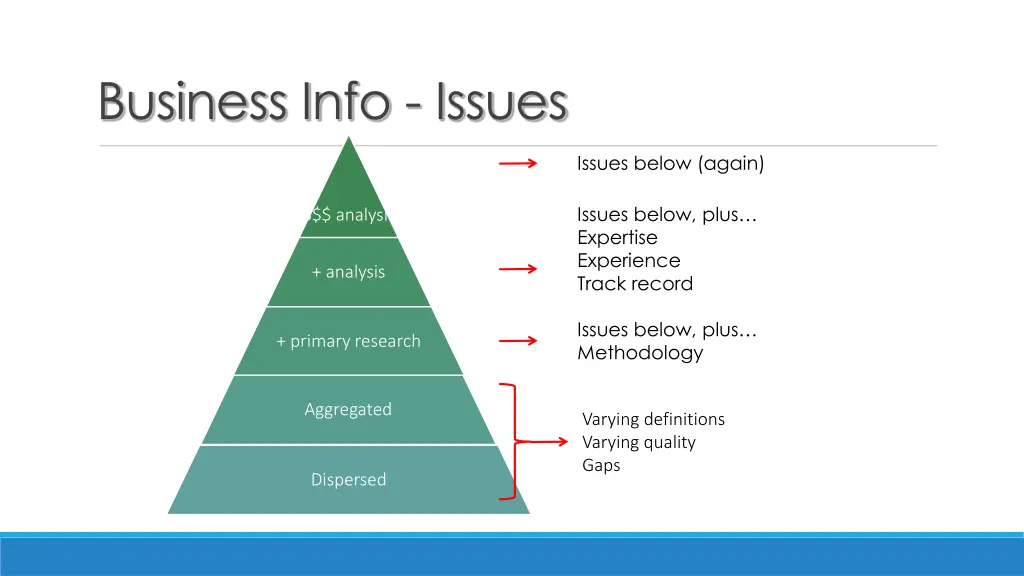 business info issues