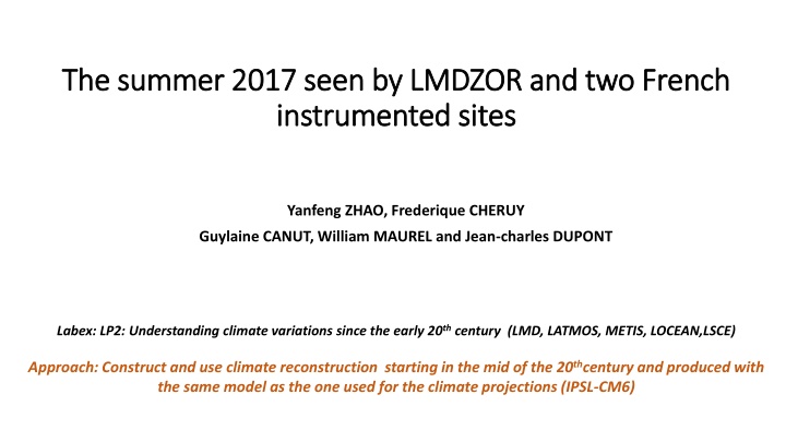 the summer 2017 seen by lmdzor and two french