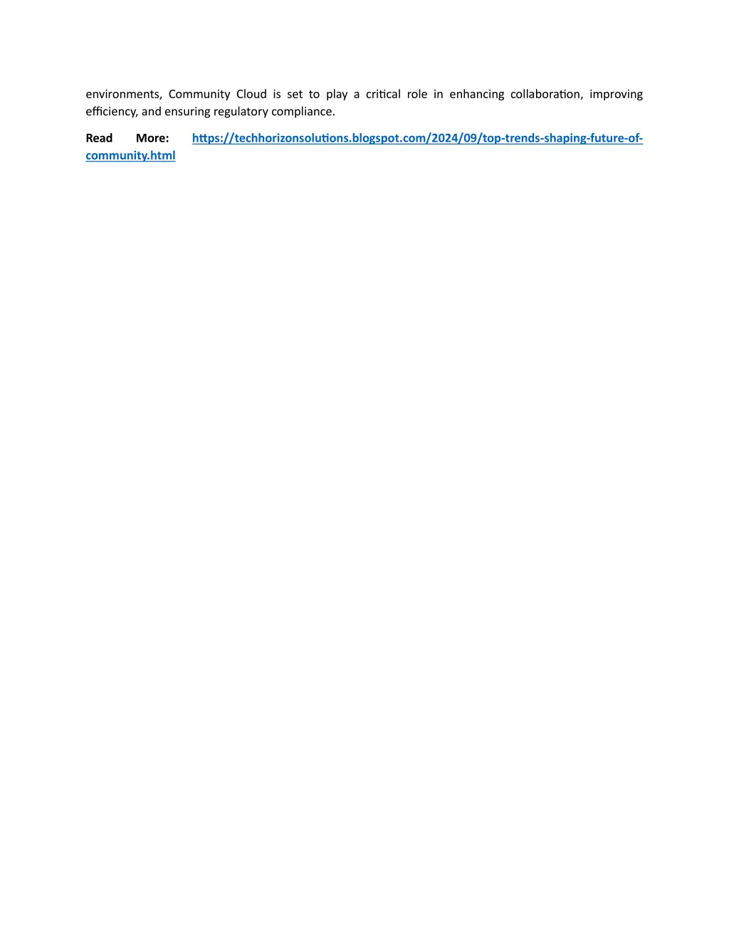 environments community cloud is set to play