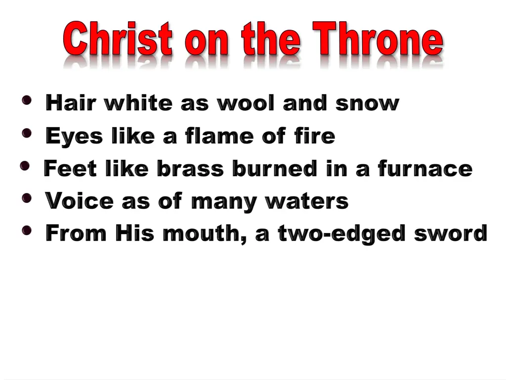 christ on the throne