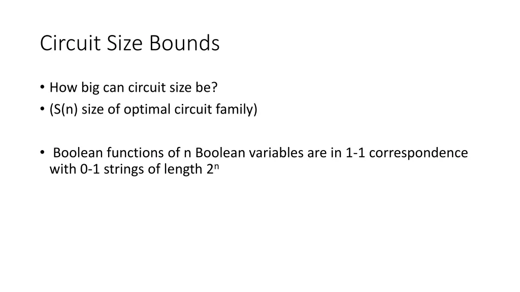 circuit size bounds 1