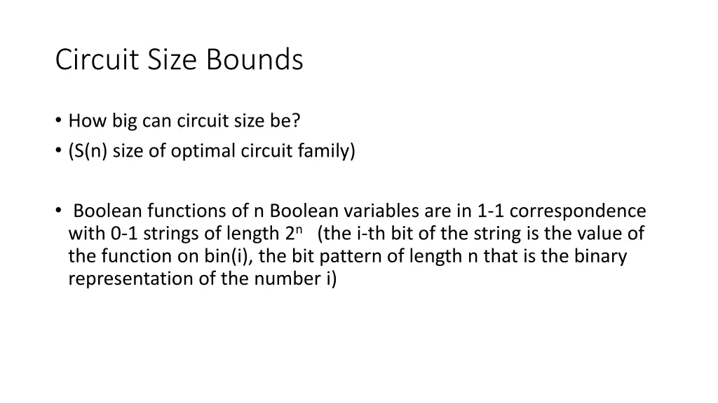 circuit size bounds 2