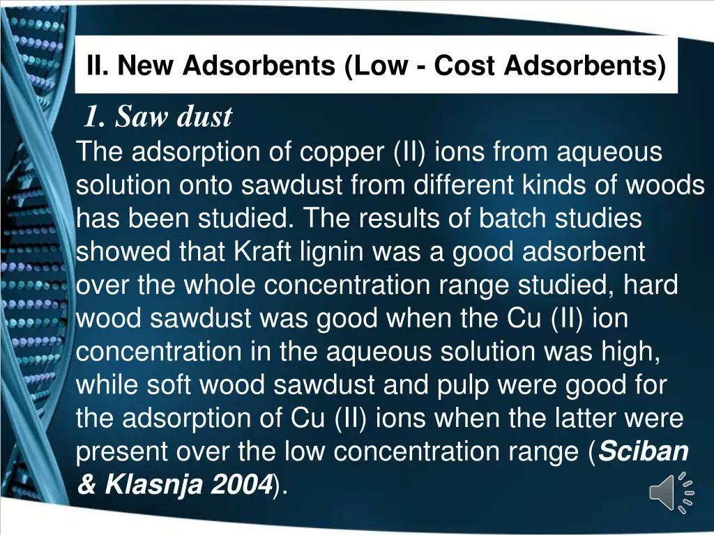 ii new adsorbents low cost adsorbents 10