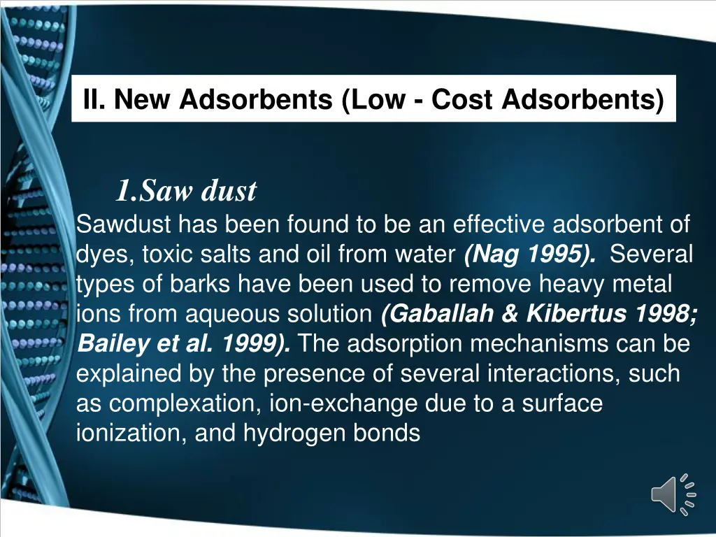 ii new adsorbents low cost adsorbents 3