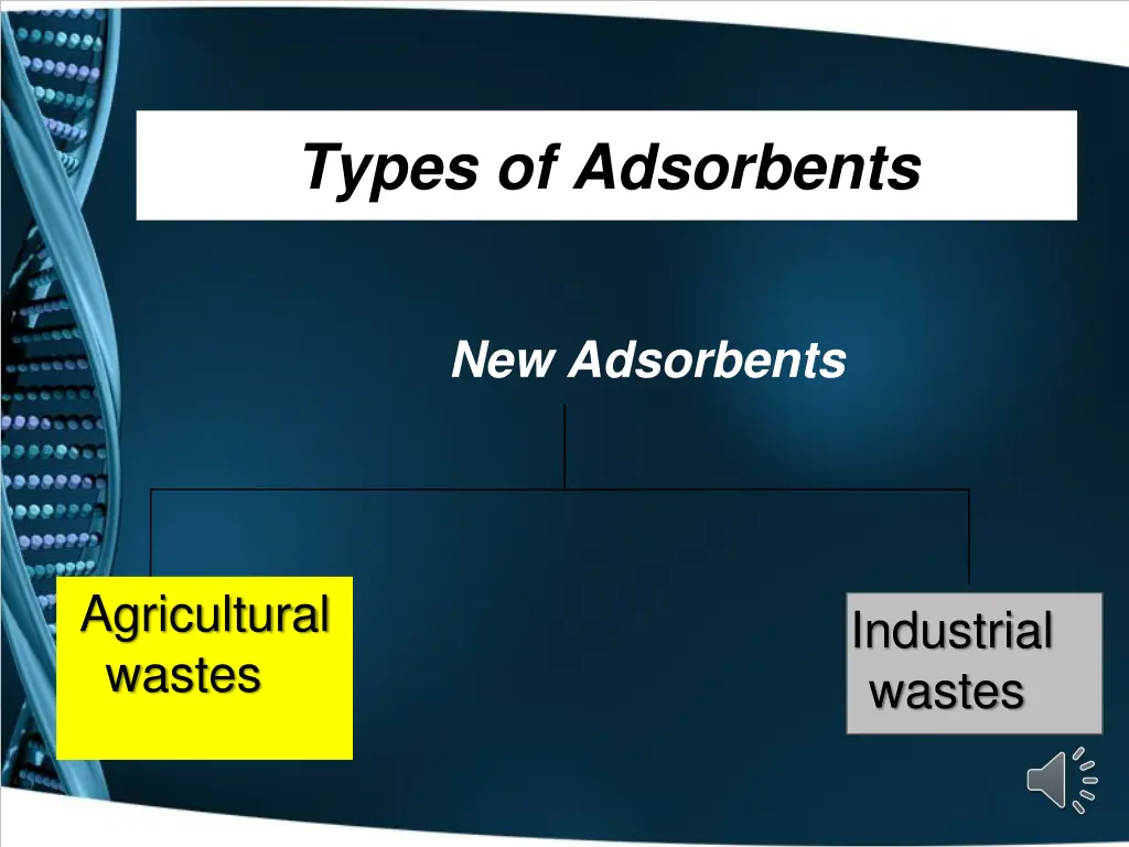 types of adsorbents