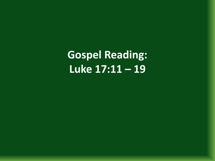 gospel reading luke 17 11 19