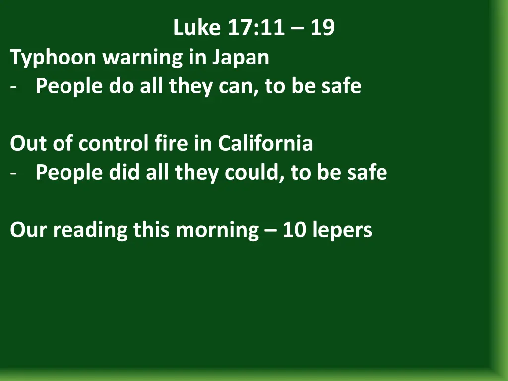 luke 17 11 19 6