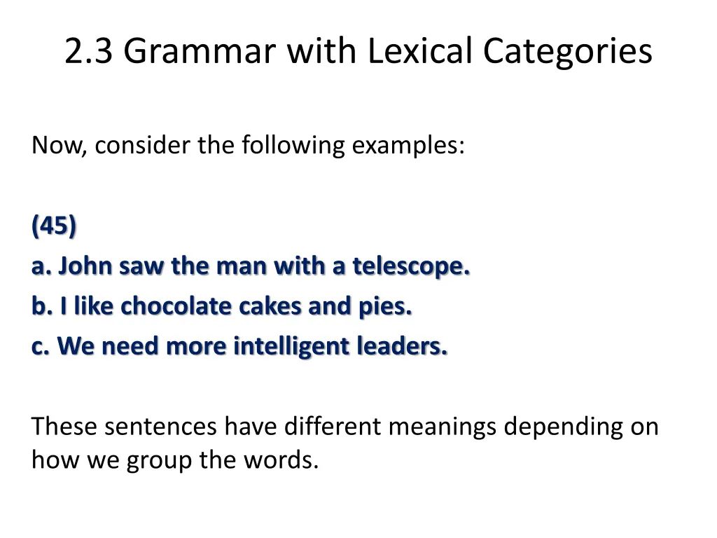 2 3 grammar with lexical categories 4