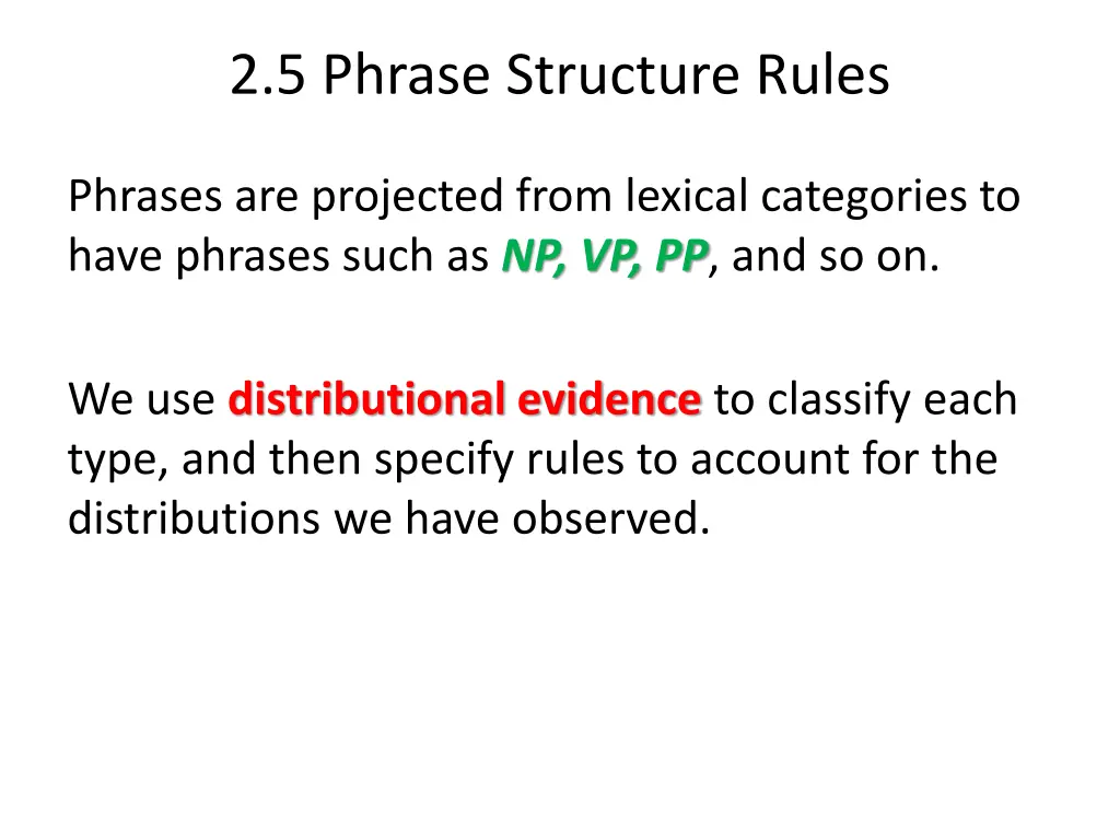 2 5 phrase structure rules