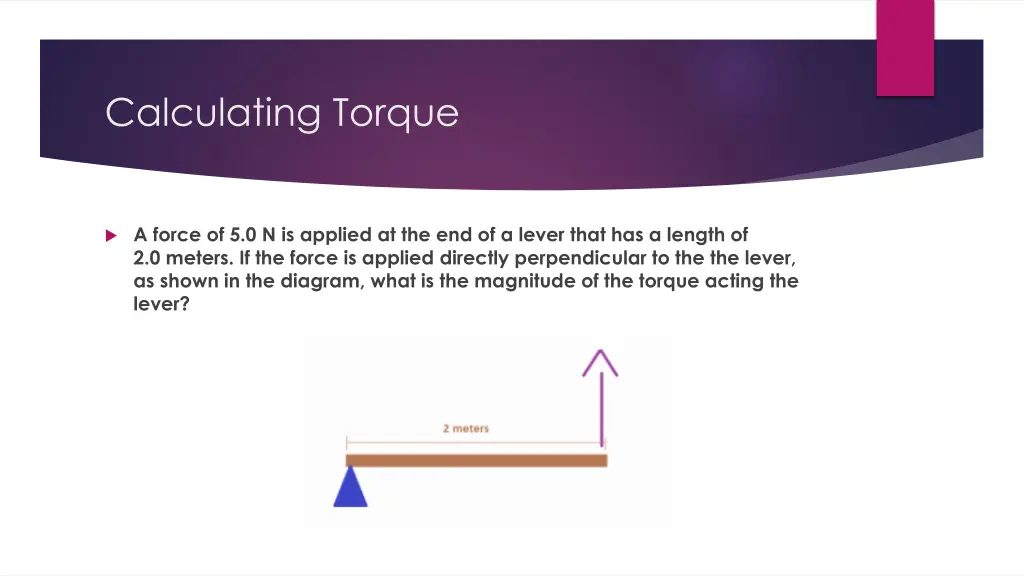 calculating torque