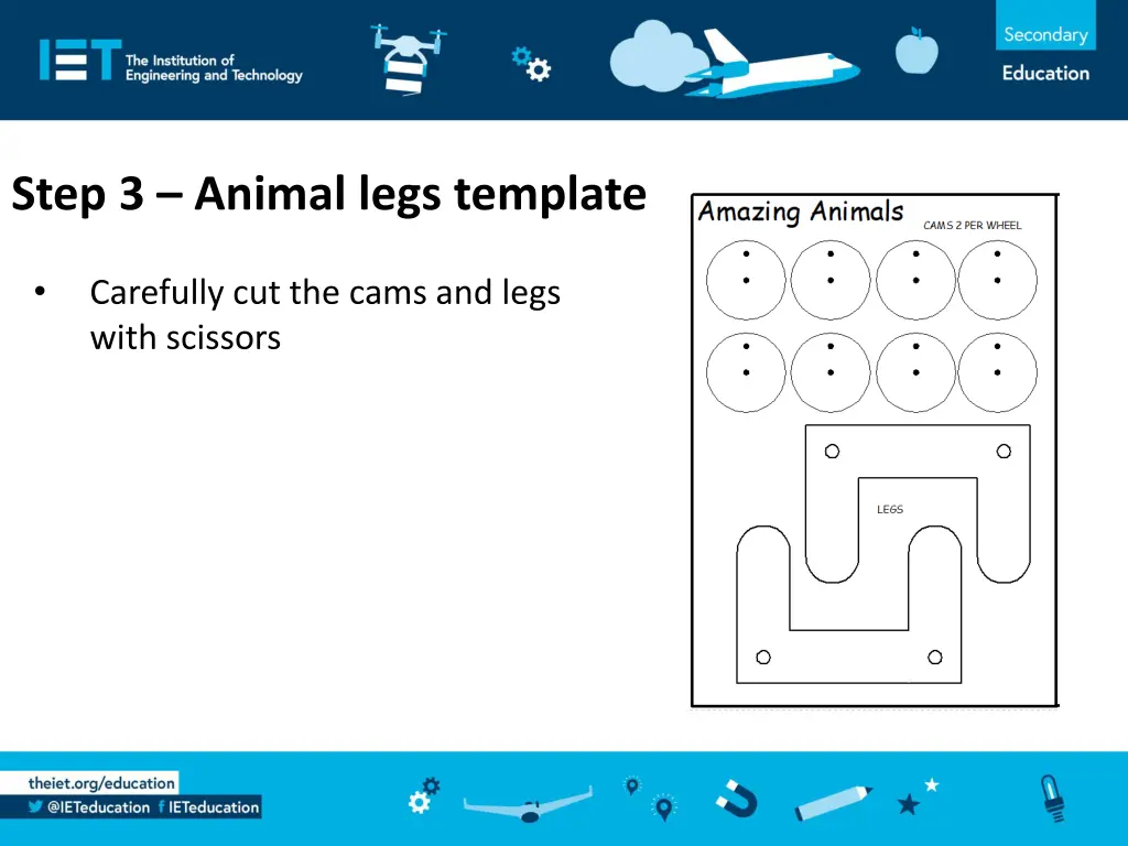 step 3 animal legs template