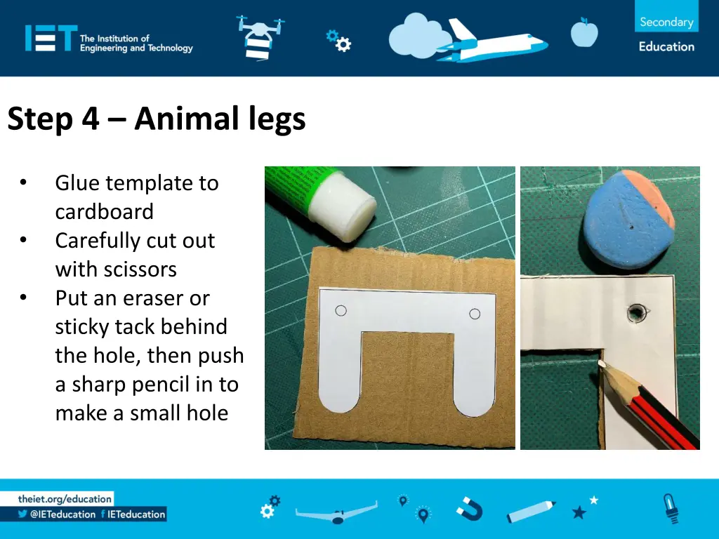 step 4 animal legs