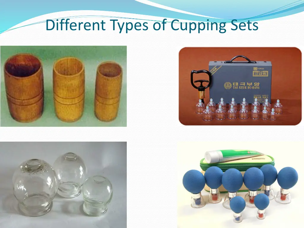 different types of cupping sets