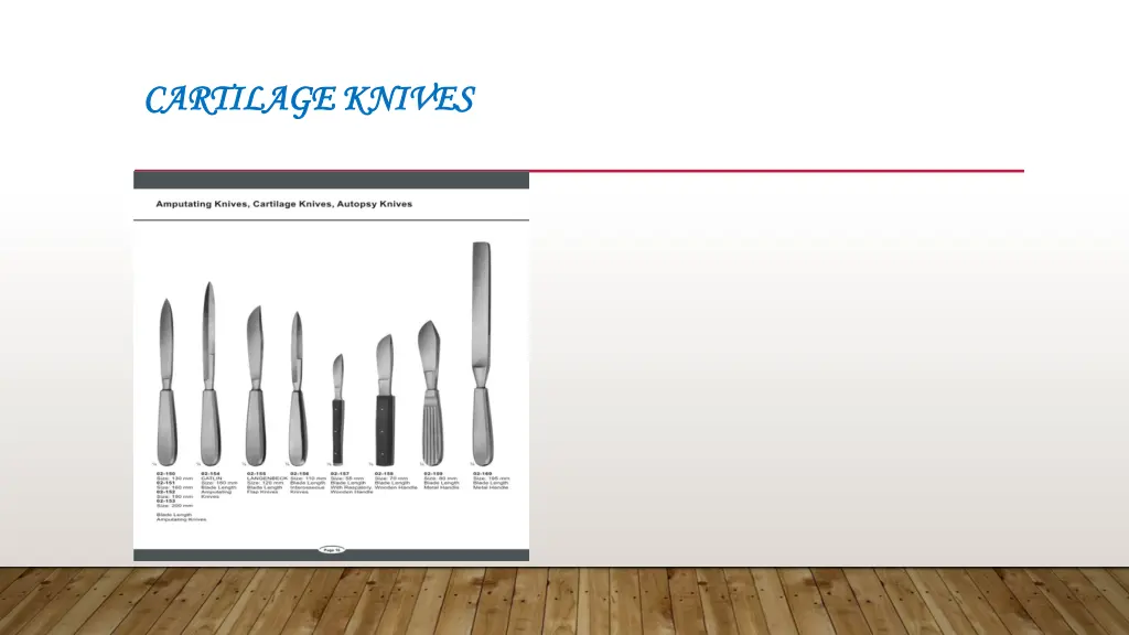 cartilage knives cartilage knives