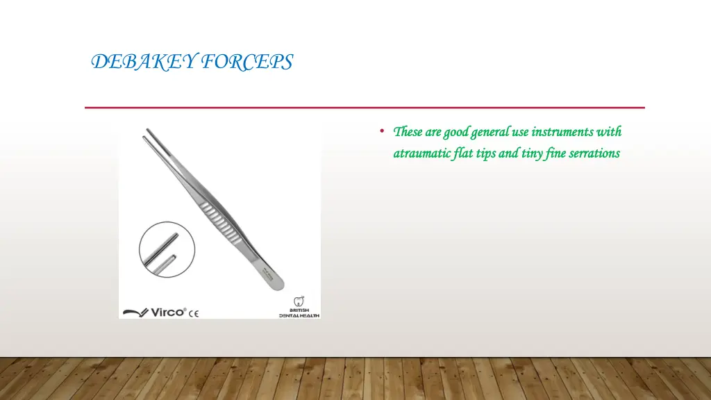 debakey forceps