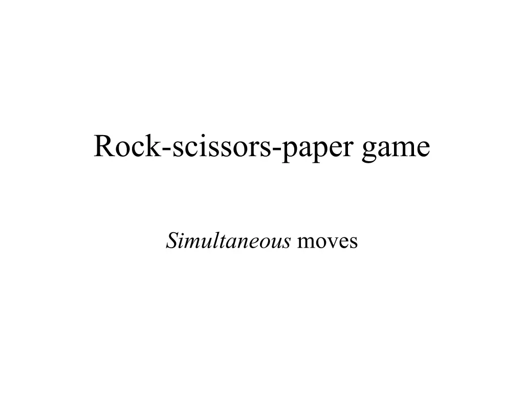 rock scissors paper game 1