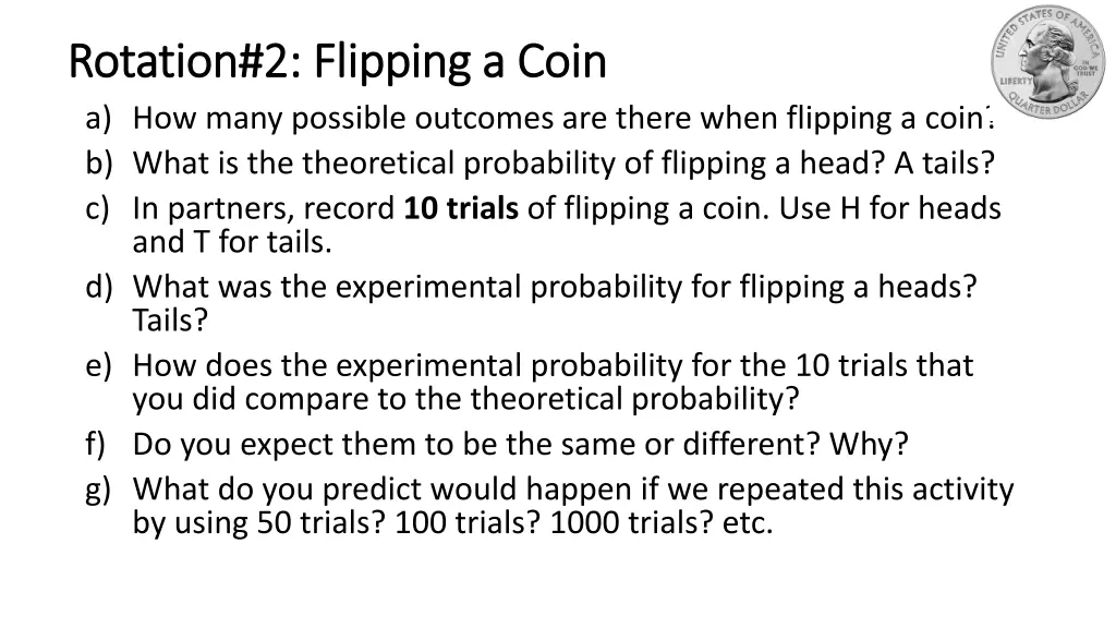 rotation 2 flipping a coin rotation 2 flipping