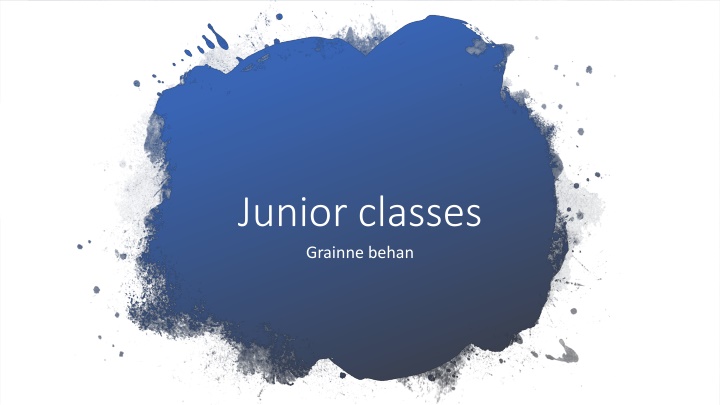 junior classes grainne behan