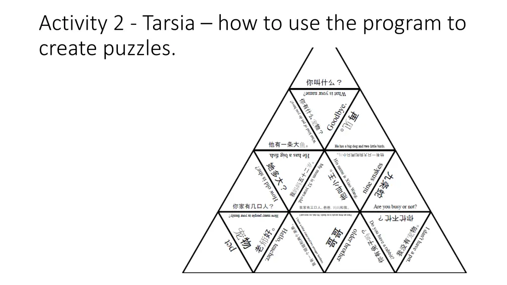 activity 2 tarsia how to use the program