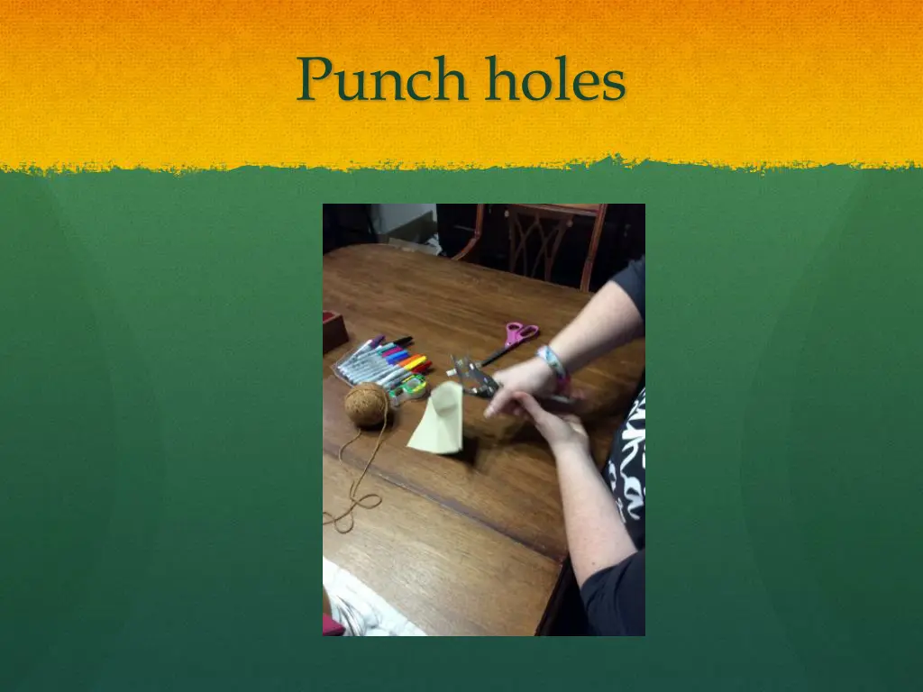 punch holes