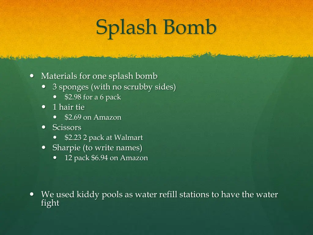 splash bomb