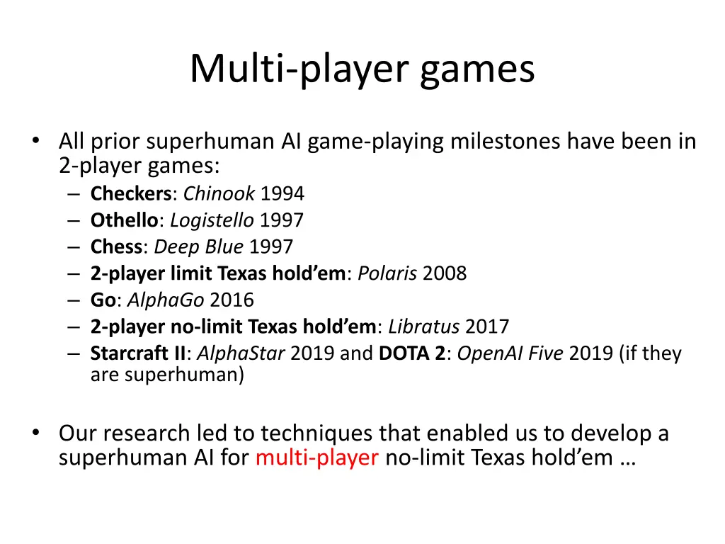 multi player games 1