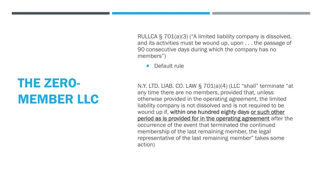 rullca 701 a 3 a limited liability company