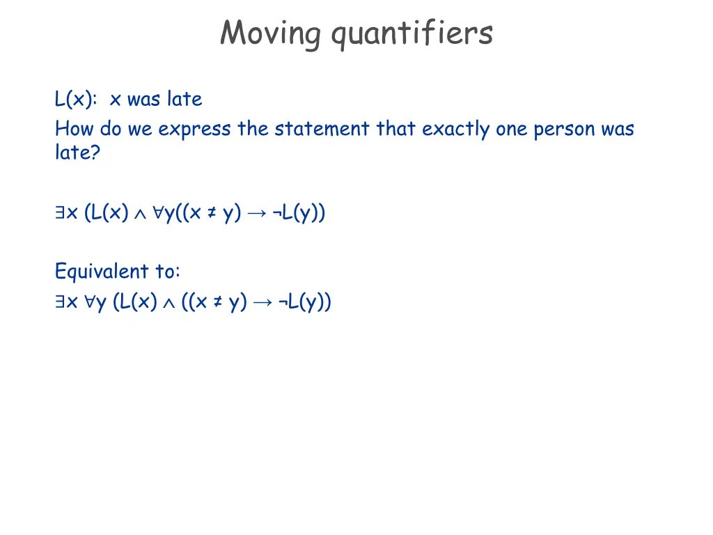 moving quantifiers