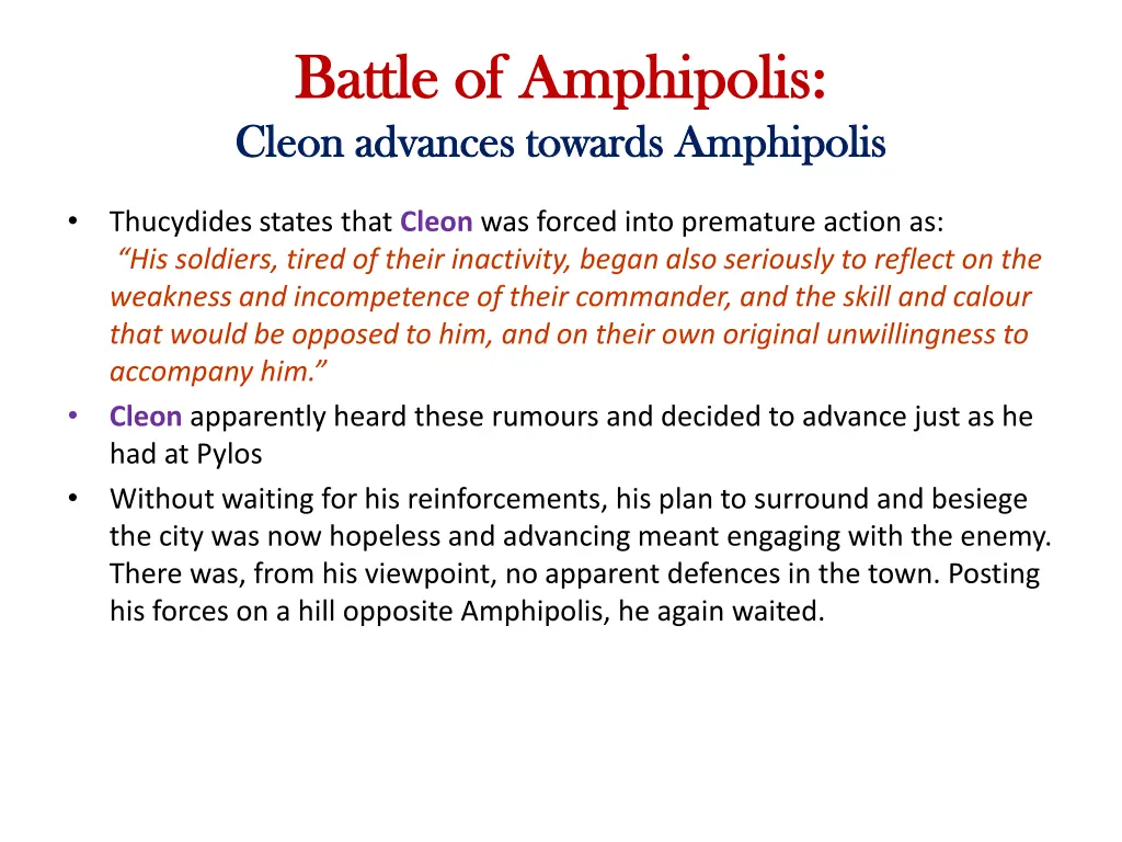 battle of battle of amphipolis amphipolis cleon 1