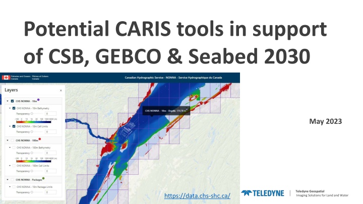 potential caris tools in support of csb gebco