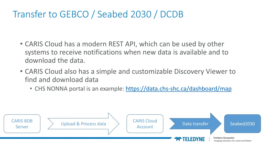 transfer to gebco seabed 2030 dcdb