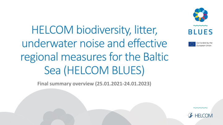 helcom biodiversity litter underwater noise