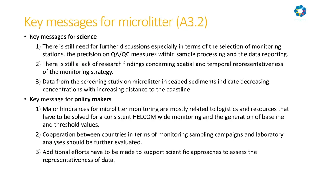 key messages for microlitter a3 2 key messages