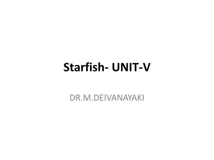 starfish unit v