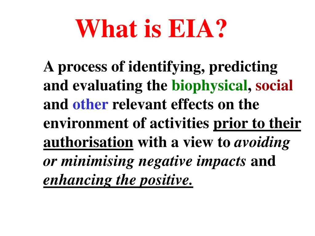 what is eia