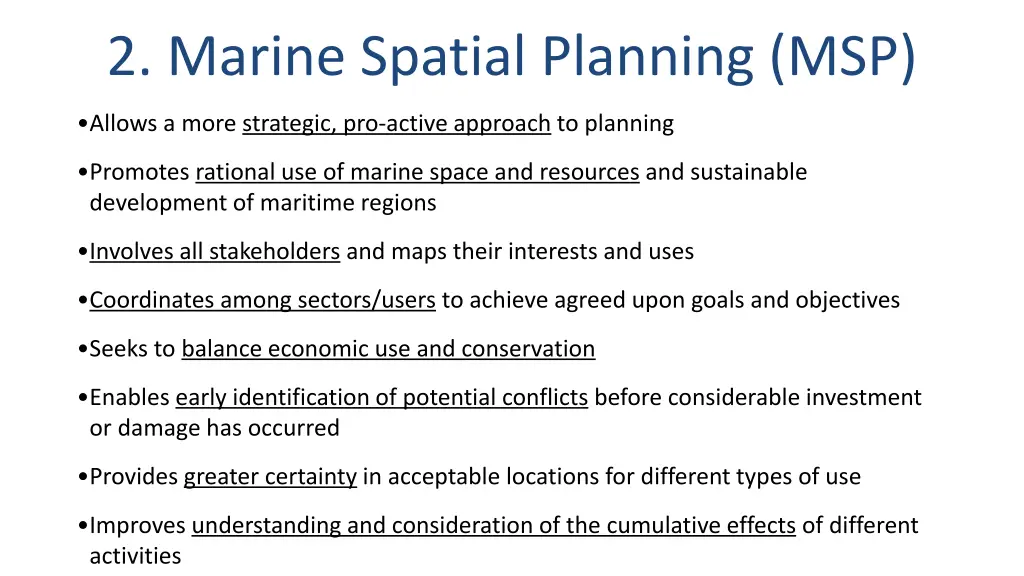 2 marine spatial planning msp